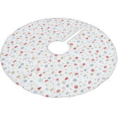 Decoratief Kerstthemapatroon Kerstboom Rok (Gekanteld)