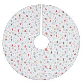 Decoratief Kerstthemapatroon Kerstboom Rok (Voorkant)