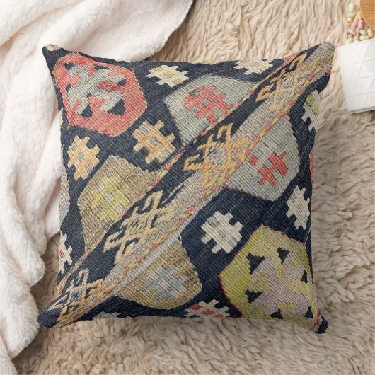 Decoratief Kilim, Navaho Weave, Woven Textile Kussen (Deken)