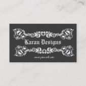 Decoratief  Klassic Royal Motif Design Visitekaartje (Voorkant)