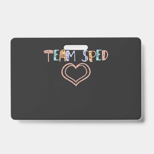 decoratief kleurig team sped squad badge (Voorzijde)