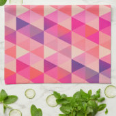 Decoratief kleurrijk driehoekspatroon theedoek (Gevouwen)
