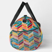 Decoratief kleurrijk geruit patroon plunjezak (Rechts)