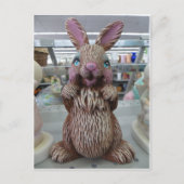 Decoratief konijn briefkaart (Voorkant)