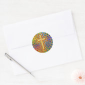 DECORATIEF KROSS RONDE STICKER (Envelop)