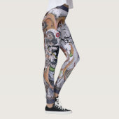 Decoratief kunstontwerp leggings (Rechts)