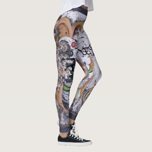 Decoratief kunstontwerp leggings (Rechts)