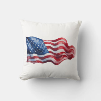 Decoratief kussen met Amerikaanse vlag