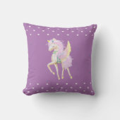 Decoratief kussen met een schattig eenhoorn afbeel (Voorkant)