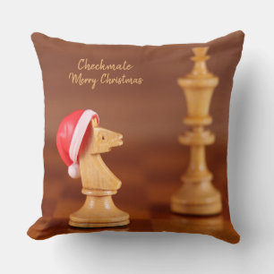 Decoratief kussen Schaakbeeld voor Kerstmis