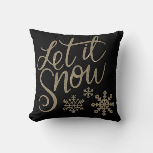 Decoratief laat het sneeuwkristal snowflake kerst kussen