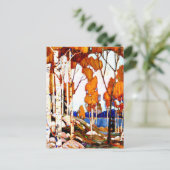 Decoratief landschap door Tom Thomson Briefkaart (Staand voorkant)