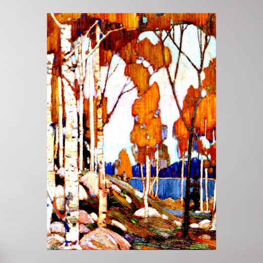 Decoratief landschap door Tom Thomson Poster (Voorkant)
