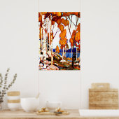 Decoratief landschap door Tom Thomson Poster (Keuken)