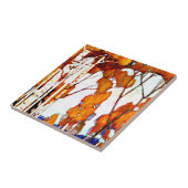 Decoratief landschap door Tom Thomson Tegeltje (Zijkant)