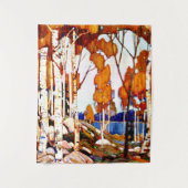 Decoratief landschap door Tom Thomson Wandkleed (Voorkant)