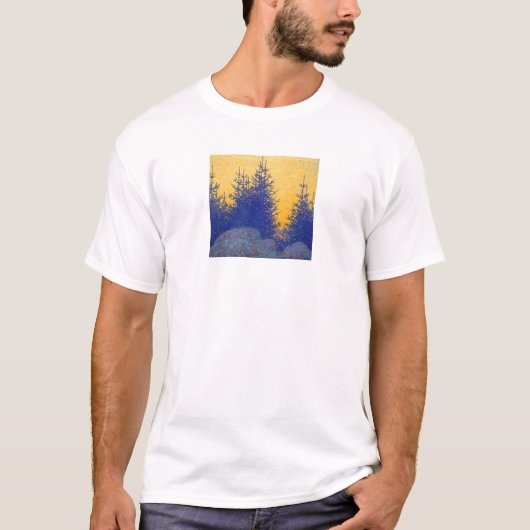 decoratief landschap van 6 inch t-shirt (Voorkant)