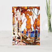 Decoratief landschap van Tom Thomson Kaart (Voorkant)