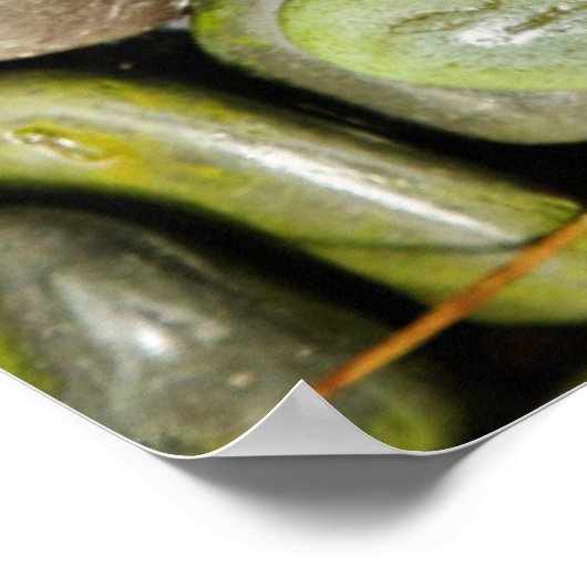 Decoratief landschapsrotsen poster (Hoek)