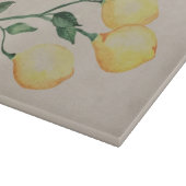 Decoratief lemon glazen snijkaart 8x11 inch snijplank (Hoek)