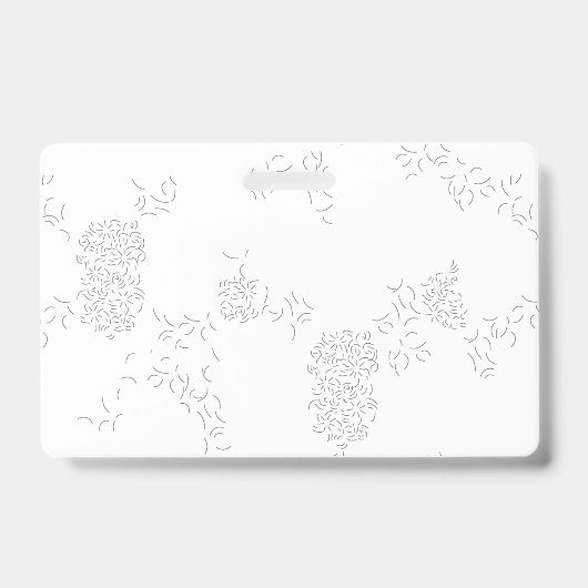 Decoratief, Lichtgrijs Badge (Voorzijde)