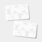 Decoratief, Lichtgrijs Badge (Voor- en achterkant)