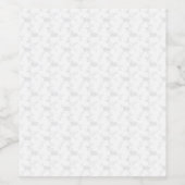 Decoratief, Lichtgrijs Wijn Etiket (Enkel label)
