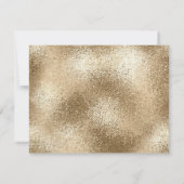 Decoratief Lijst Border Roos Gold RSVP Kaartje (Achterkant)