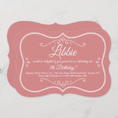 Decoratief Lijst Kaart (Voorkant / Achterkant)