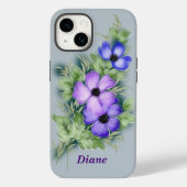 Decoratief Lila Case-Mate iPhone Case (Achterkant)