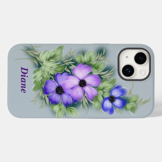 Decoratief Lila Case-Mate iPhone Case (Achterkant (horizontaal))
