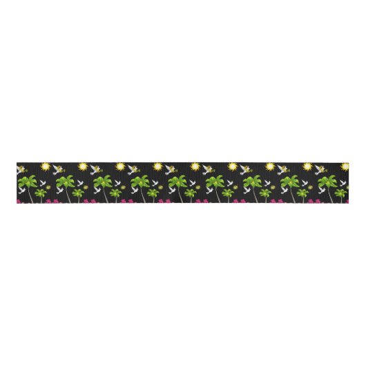 decoratief lintbloem grosgrain lint (Voorkant)