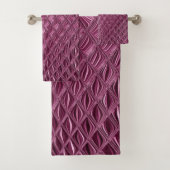 Decoratief Magenta Bath-handdoekset Bad Handdoek (Insitu)