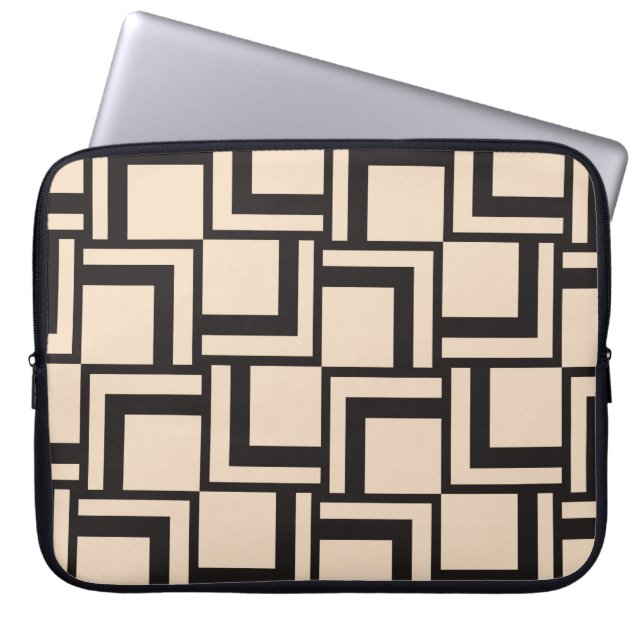 Decoratief mapontwerp in vorm.  luxe laptop sleeve (Voorkant)