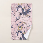 Decoratief marmer op bad handdoek (Handdoek)
