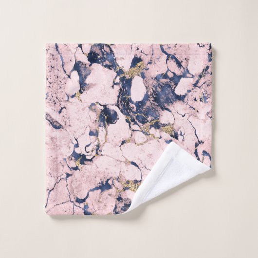 Decoratief marmer op bad handdoek (Wasdoekje)