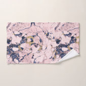 Decoratief marmer op bad handdoek (Handdoek)