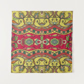 Decoratief met de hand getekend naadloos Abstract Wandkleed (Voorkant (horizontaal))