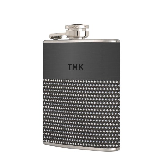 Decoratief metaal Monogrammaatkolf Heupfles (Links)