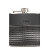 Decoratief metaal Monogrammaatkolf Heupfles (Voorkant)