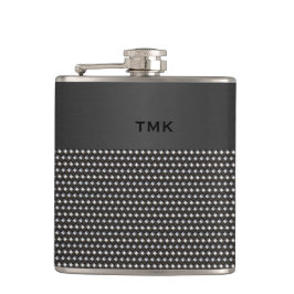 Decoratief metaal Monogrammaatkolf Heupfles