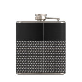 Decoratief metaal Monogrammaatkolf Heupfles (Achterkant)