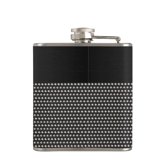 Decoratief metaal Monogrammaatkolf Heupfles (Achterkant)