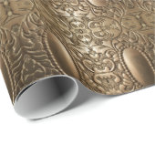 Decoratief metallisch Antiek Silver Elegant Chic Cadeaupapier (Rol Hoek)