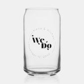 Decoratief modern huwelijk dat we gebruiken ID887 Blikvorm Glas (Voorkant)