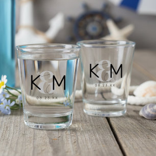 Decoratief modern huwelijks-ID887 Shot Glas