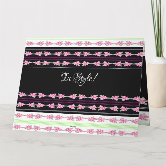 Decoratief modern kaart (Achterkant)