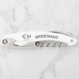 Decoratief Modern Wedding Bridesmaid B-ID887 Kurkentrekker