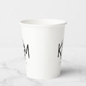 Decoratief Modern Wedding ID887 Papieren Bekers (Rechts)