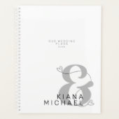 Decoratief Modern Wedding ID887 Planner (Voorkant)